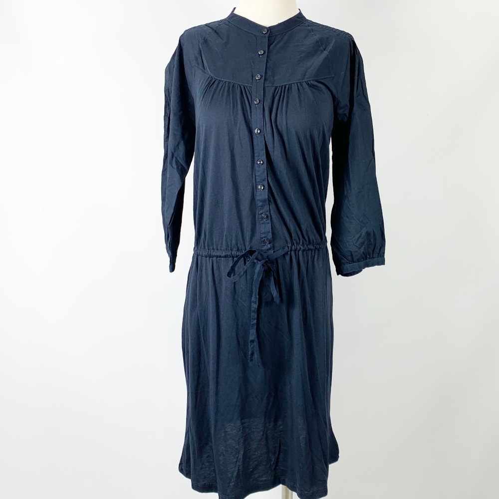 GAP Navy Dress Drawstring Waist Shirt NWT
